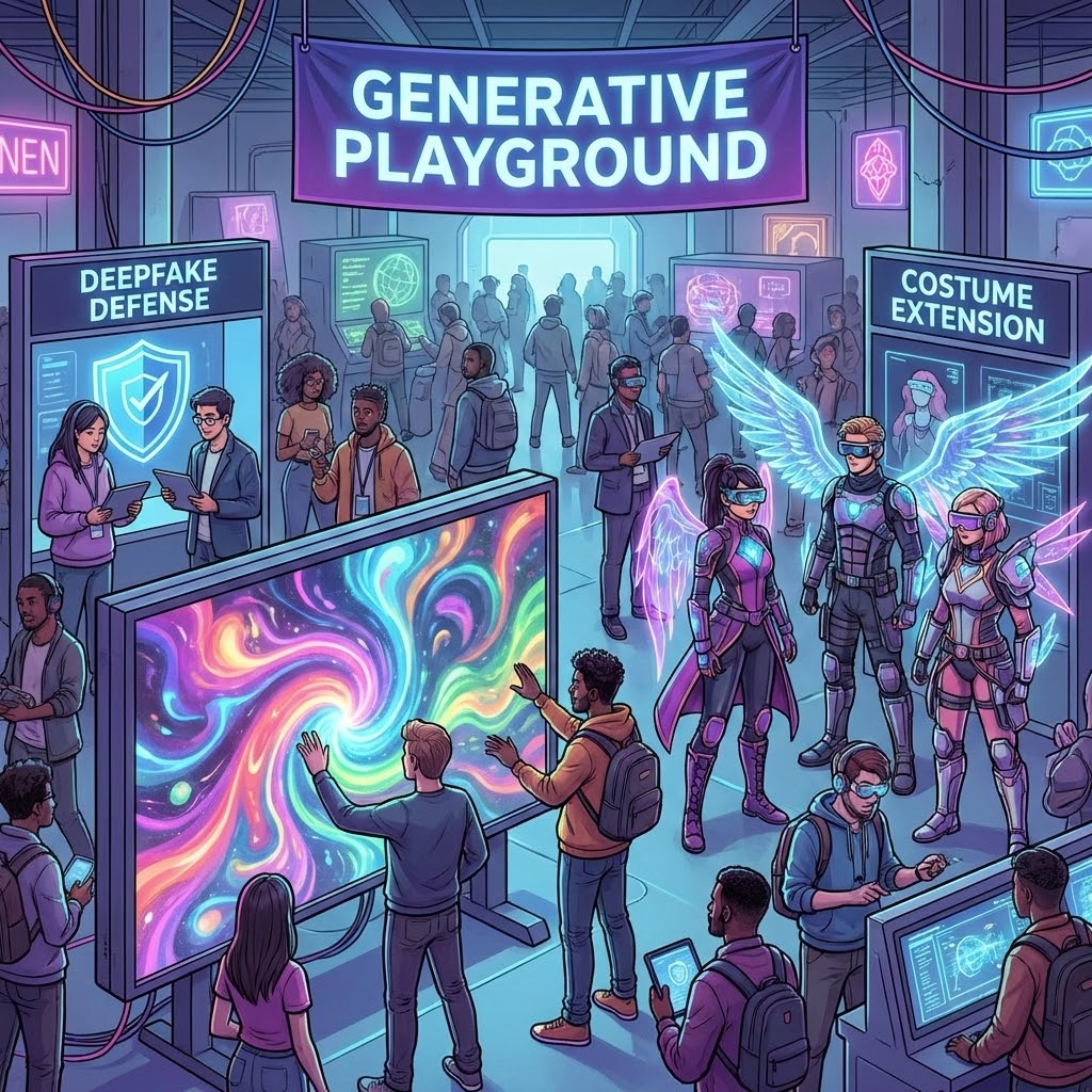 Horizon.ai Generative Playground - Interactive AI art installations and tech demos